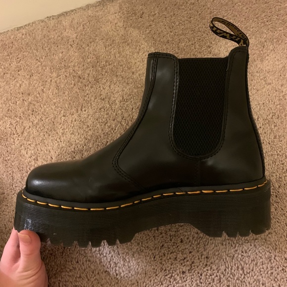 Black Doc Marten Boots - Picture 2 of 8